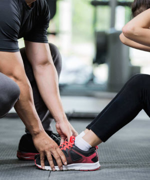 Two Person Training Session