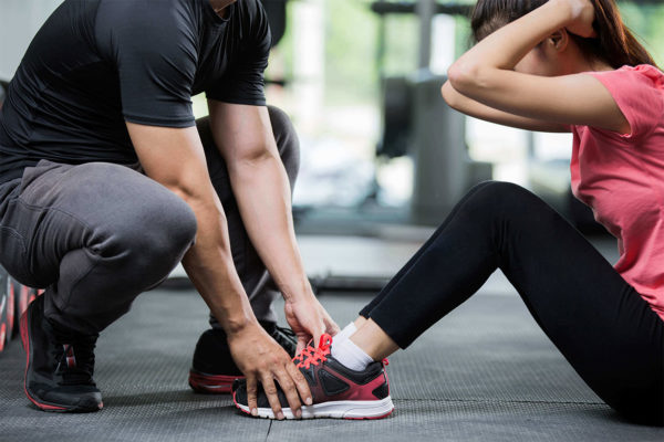 Two Person Training Session